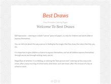 Tablet Screenshot of bestdraws.com
